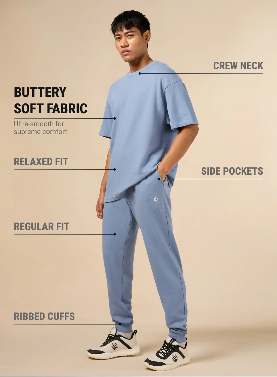 Men's Blue Play Co-Ord Set - Image 5