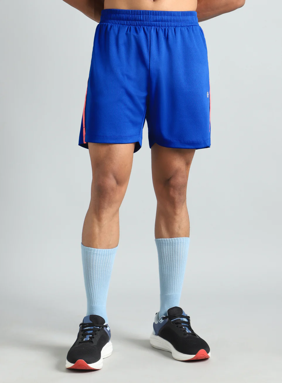 Men's Blue Power Pop Active Shorts - Image 4