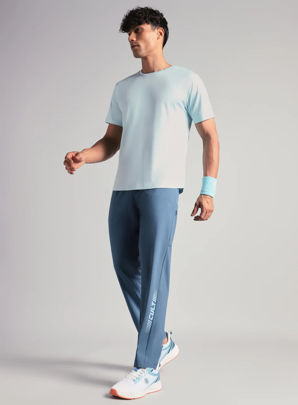 Men's Blue Pro Movement Runner's Trackpants - Image 3