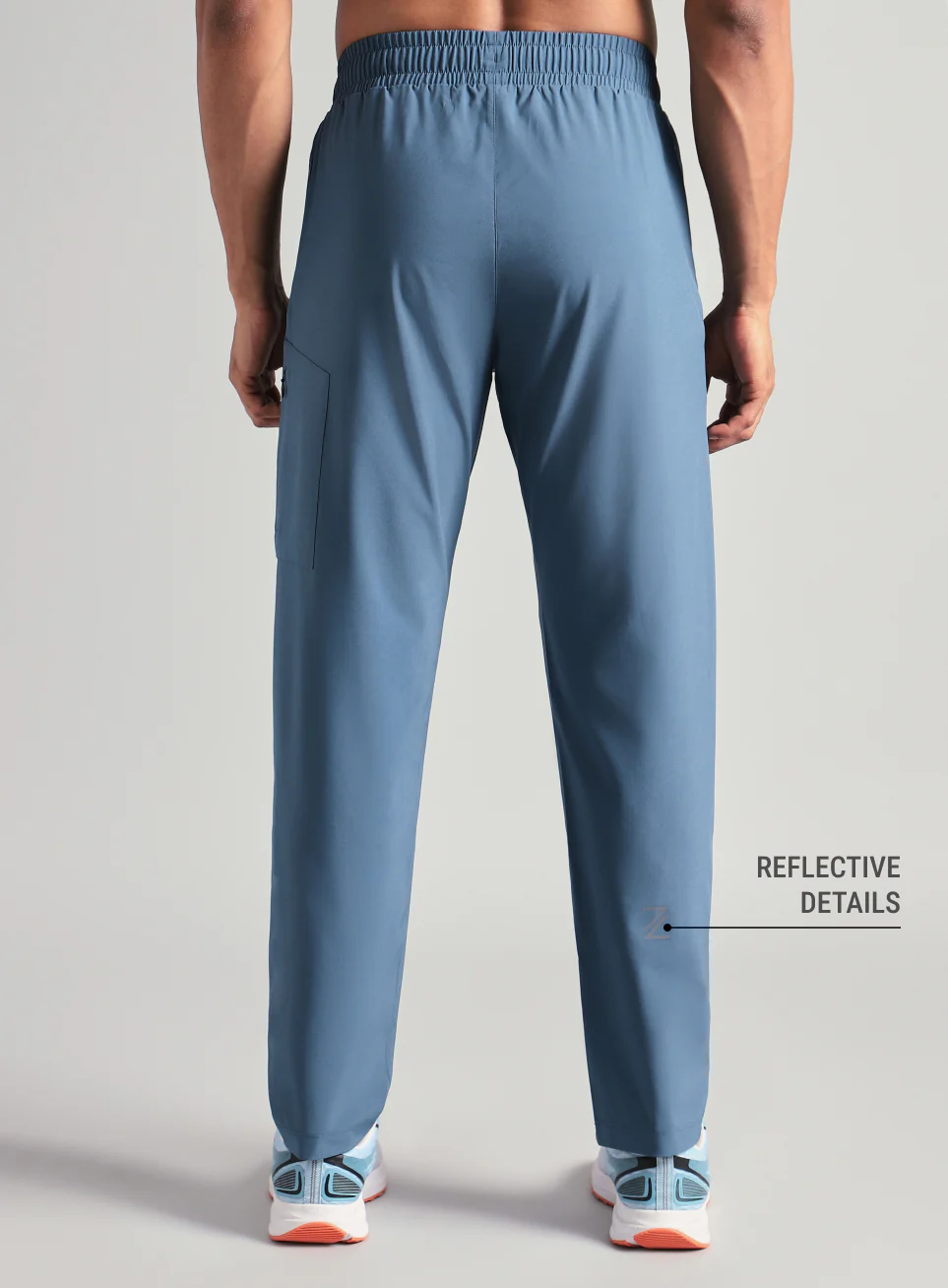 Men's Blue Pro Movement Runner's Trackpants - Image 6