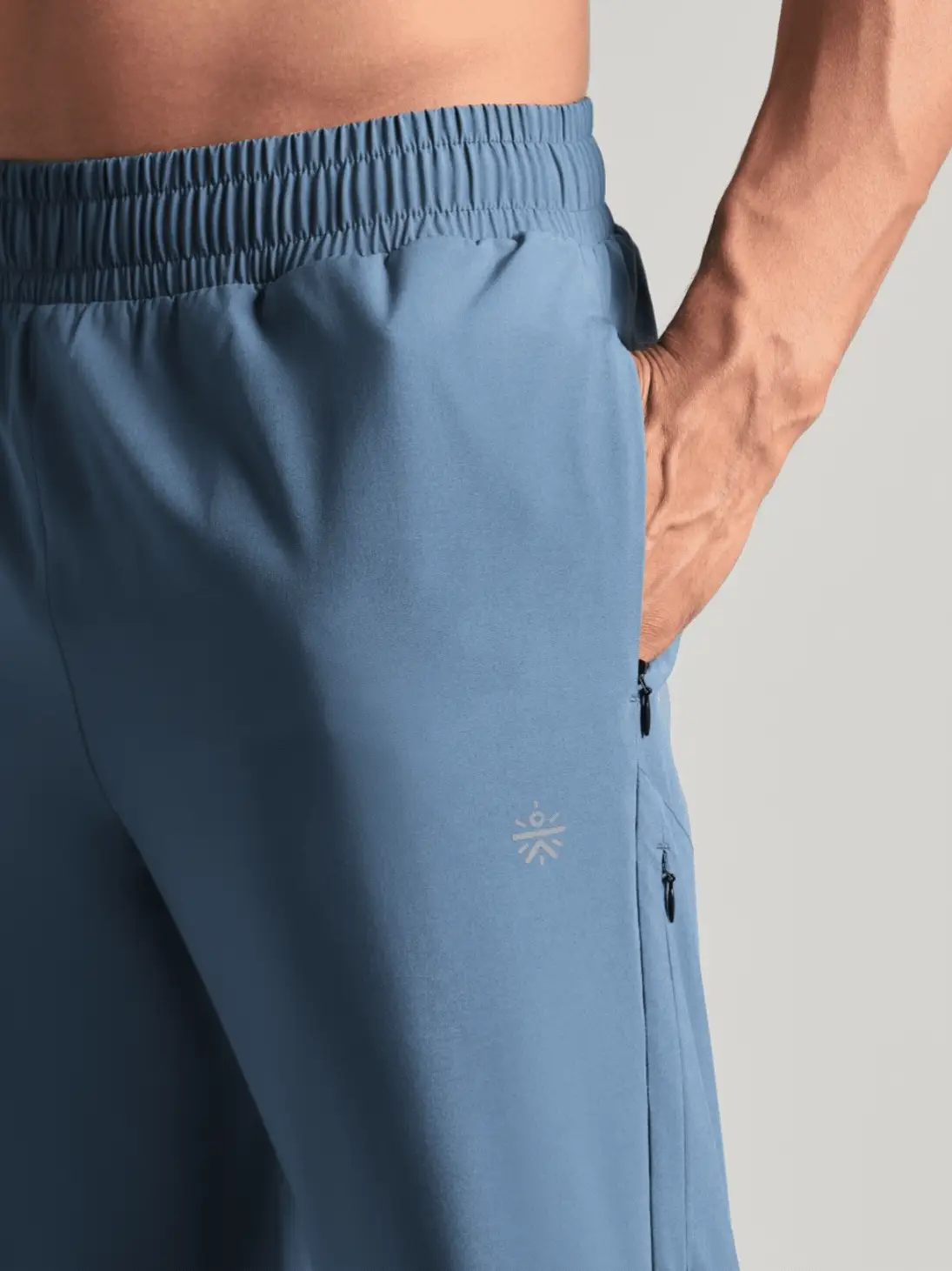 Men's Blue Pro Movement Runner's Trackpants - Image 7