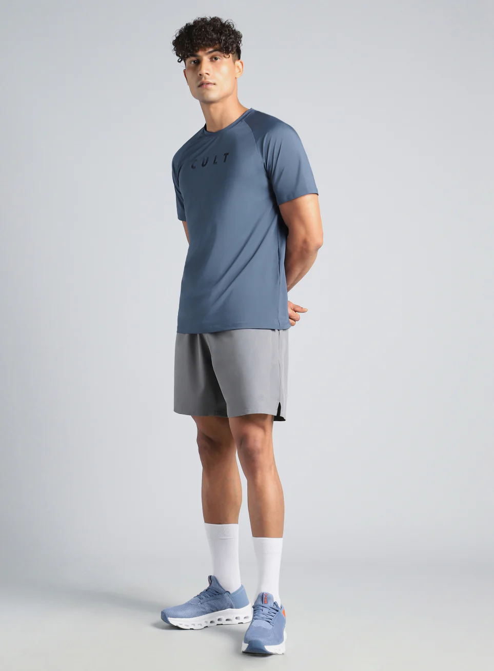 Men's Blue Pro Run Athlete T-shirt - Image 2