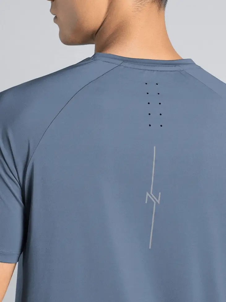 Men's Blue Pro Run Athlete T-shirt - Image 9