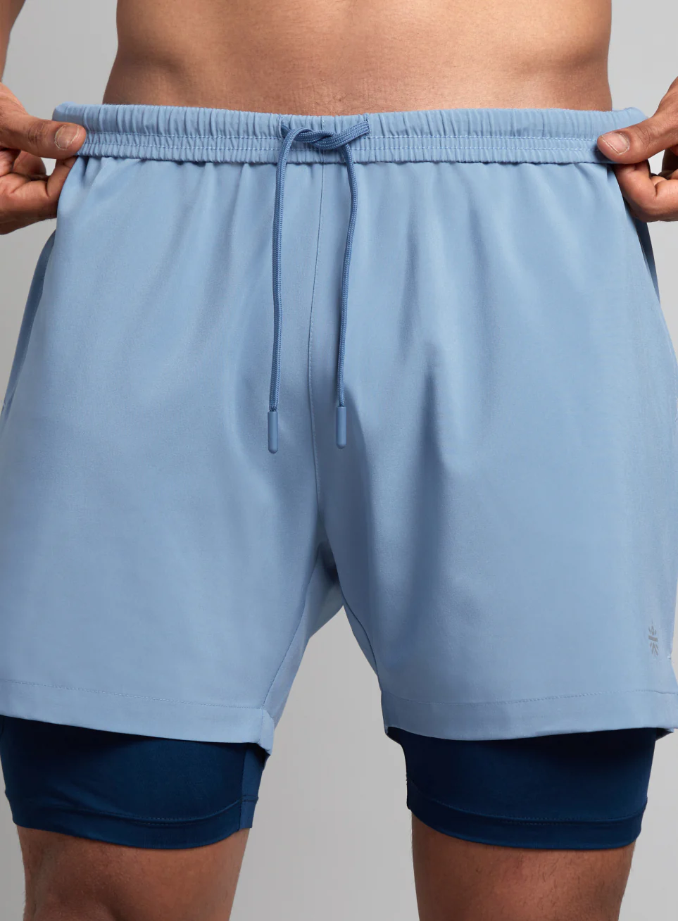 Men's Blue Run Elevate Shorts - Image 10