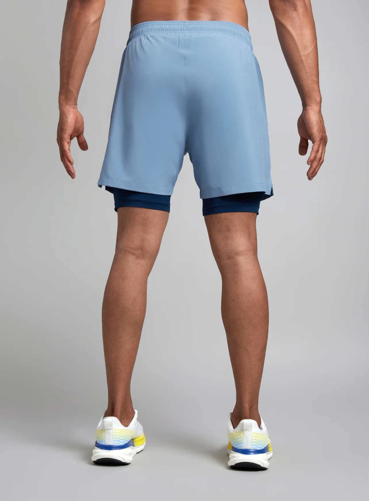 Men's Blue Run Elevate Shorts - Image 6