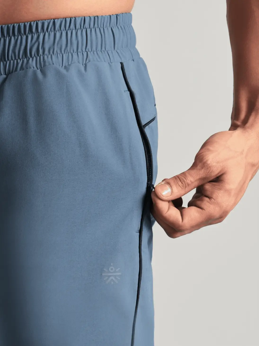Men's Blue Run Elevate Trackpants - Image 8