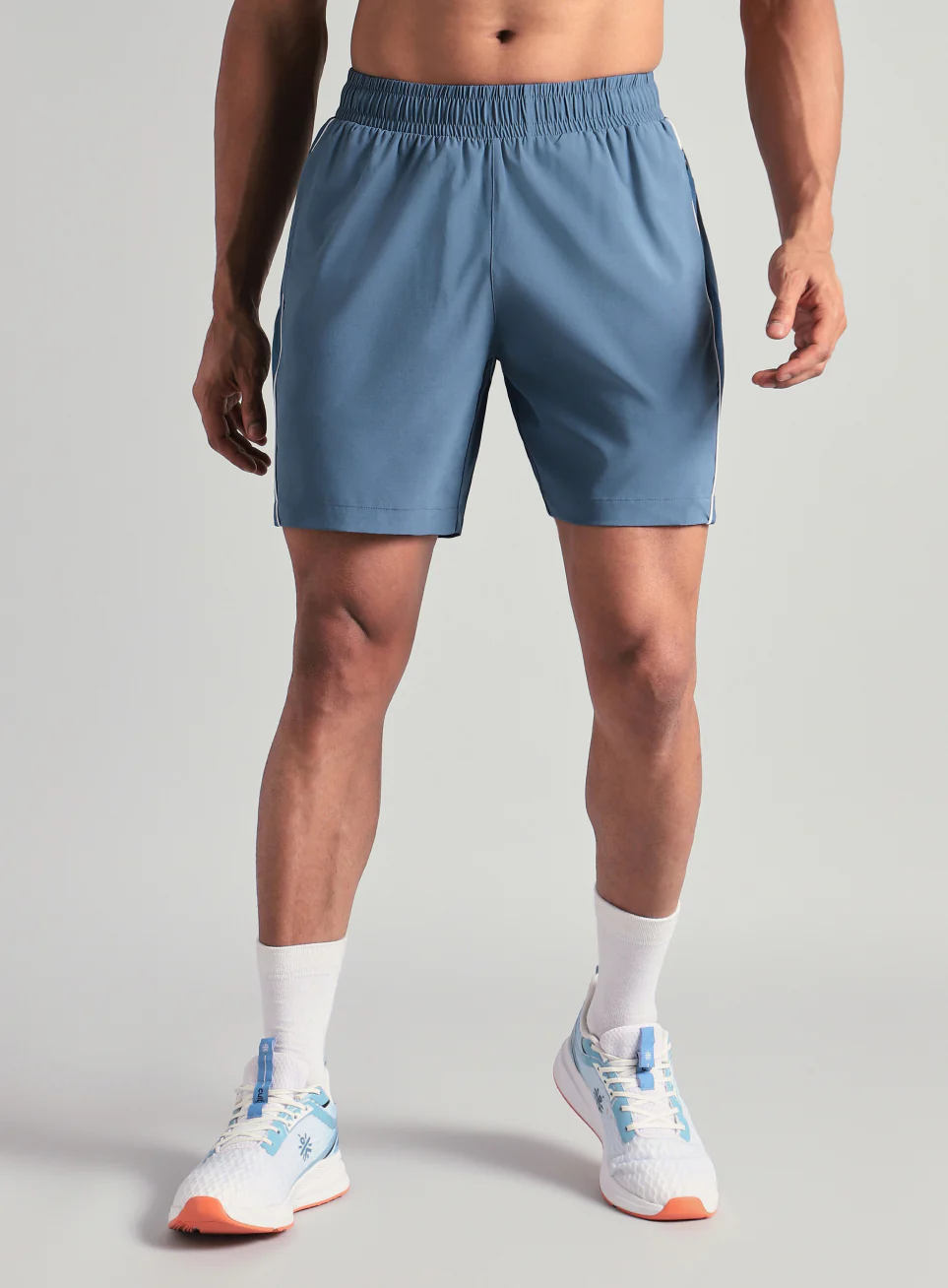Men's Blue Runner's Sprint Shorts - Image 4