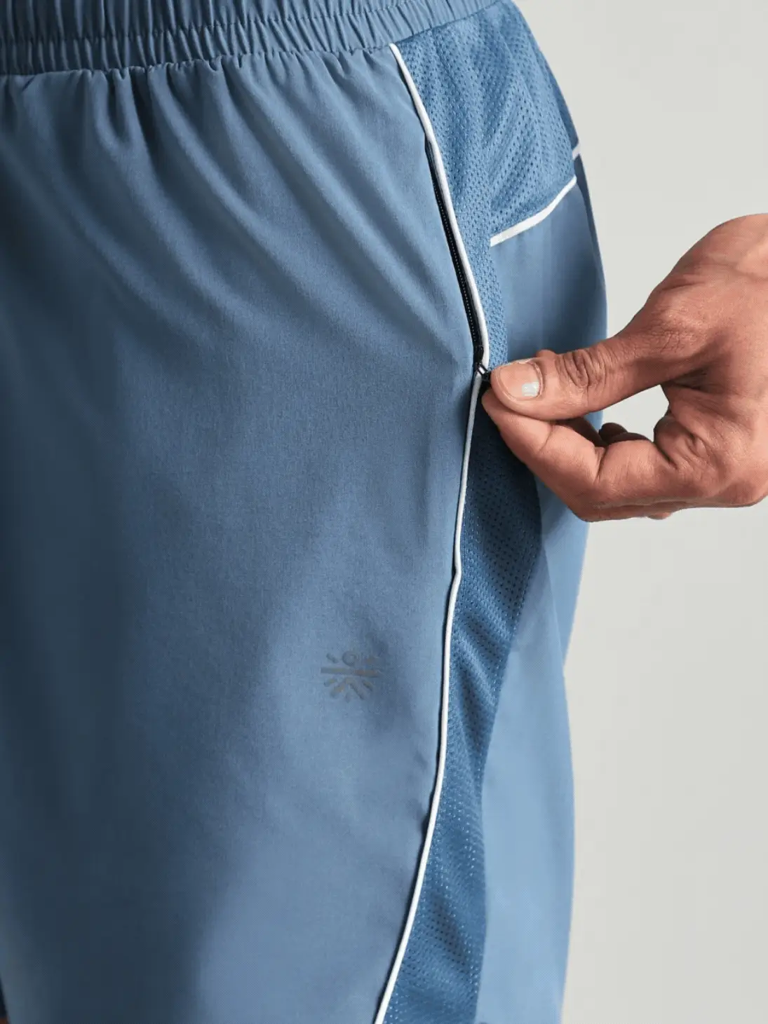 Men's Blue Runner's Sprint Shorts - Image 7