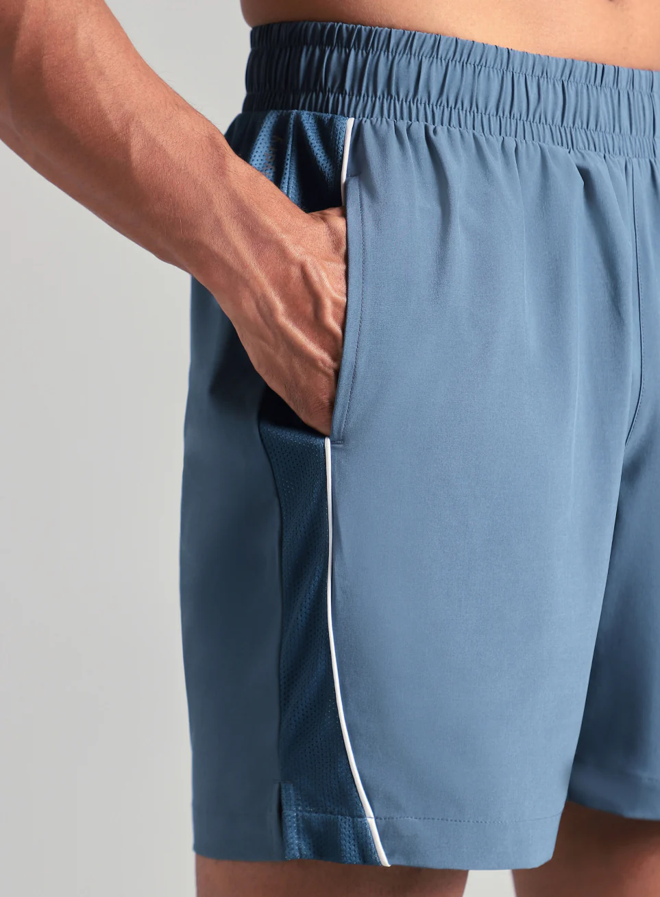 Men's Blue Runner's Sprint Shorts - Image 8