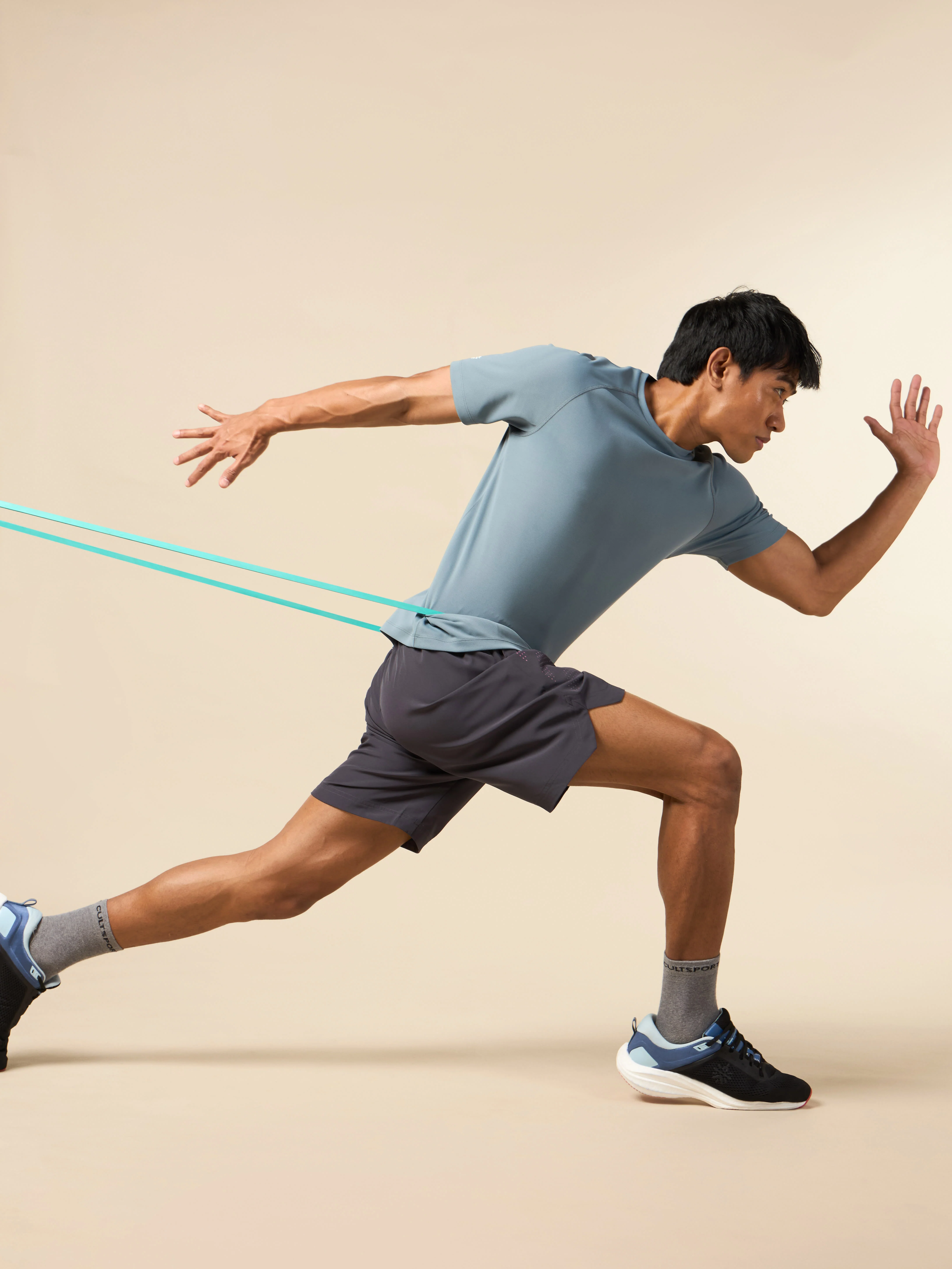 Men's Blue Speed Up T-shirt - Image 2