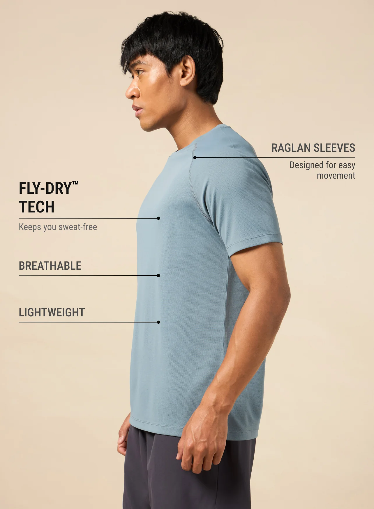 Men's Blue Speed Up T-shirt - Image 5