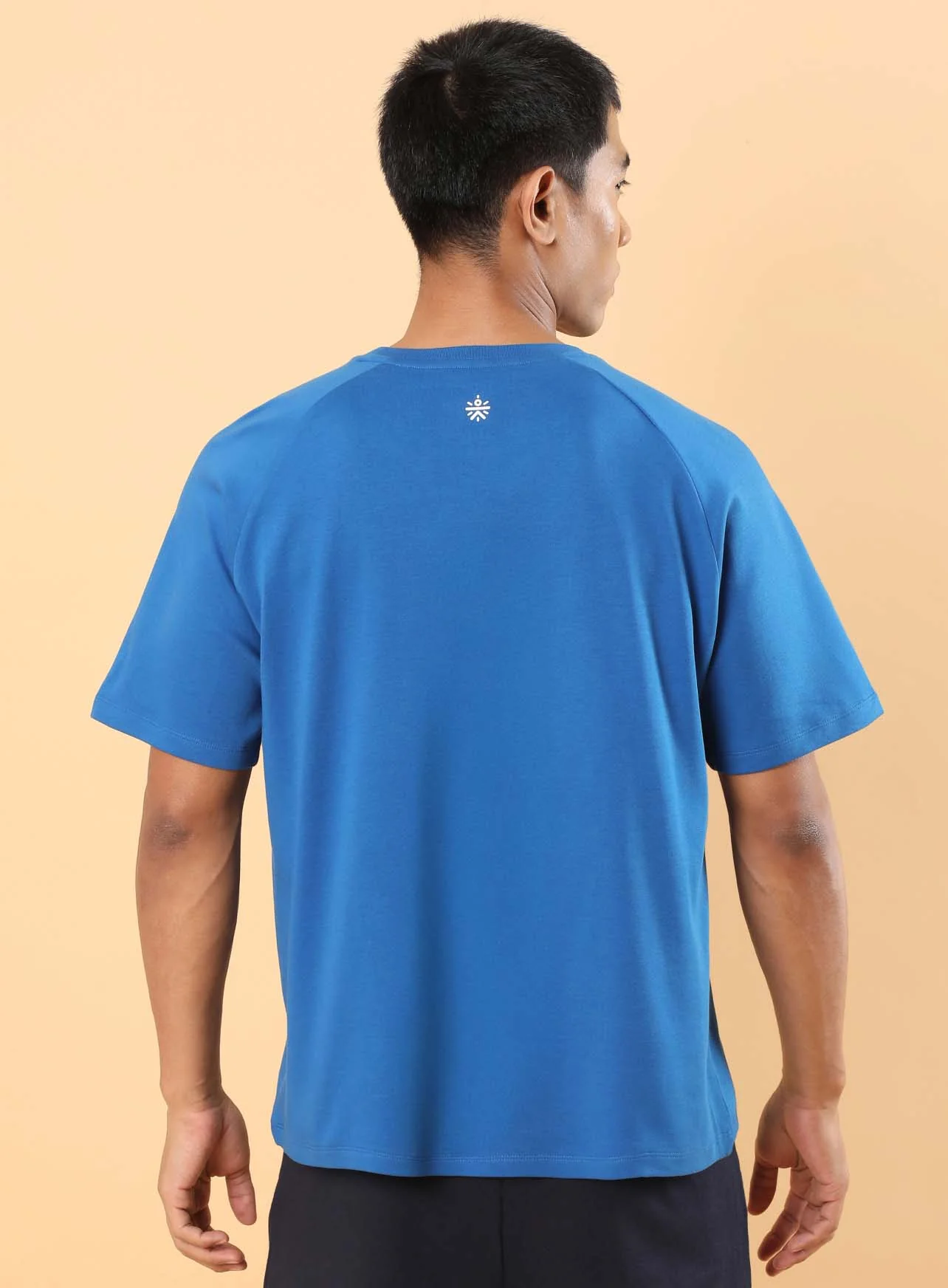 Men's Blue Sports Fan Relaxed fit T-shirt - Image 6