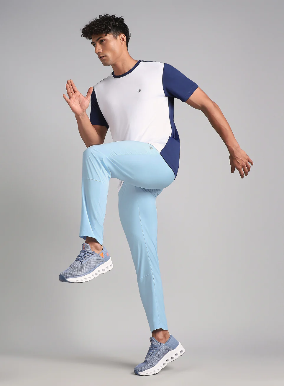Men's Blue Swift Run Trackpants - Image 3