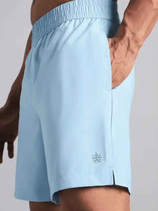 Men's Blue Swift Runner Shorts - Image 7