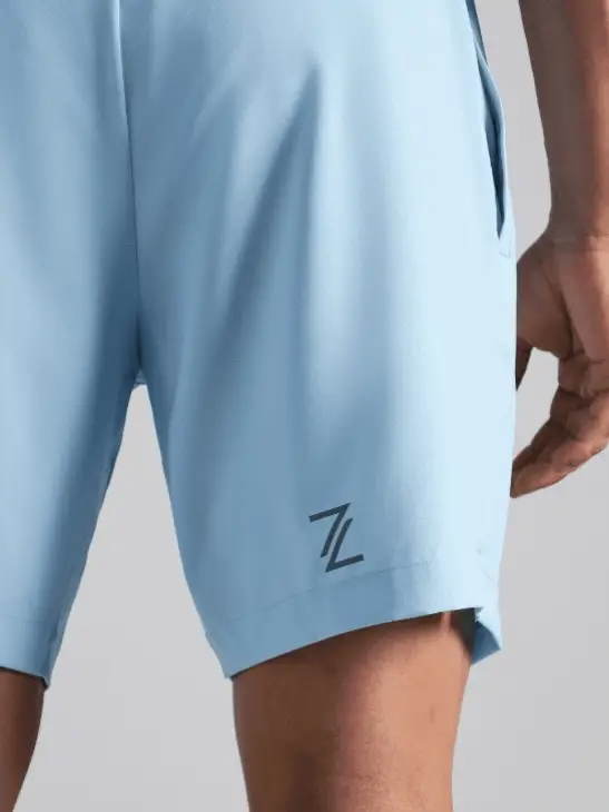 Men's Blue Swift Runner Shorts - Image 9