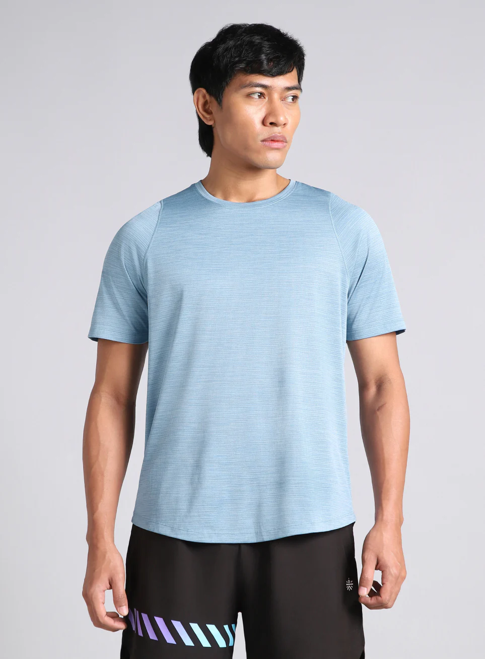 Men's Blue Training Elevate Sculpt T-shirt - Image 4