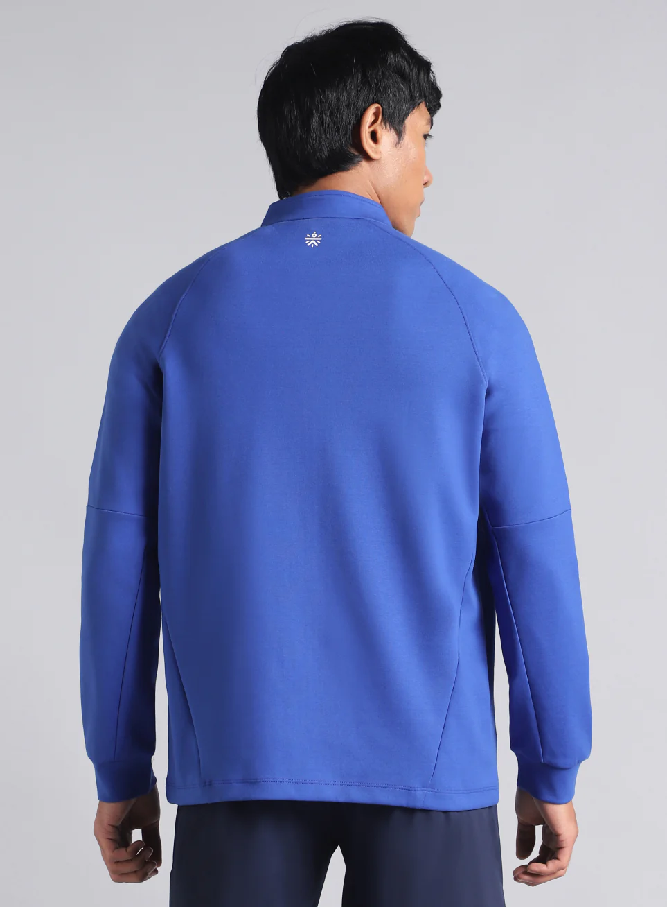 Men's Blue Training Essential Mid Layer Jacket - Image 6