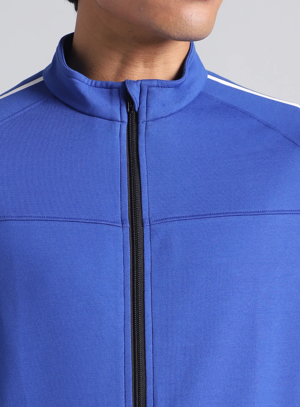 Men's Blue Training Essential Mid Layer Jacket - Image 7