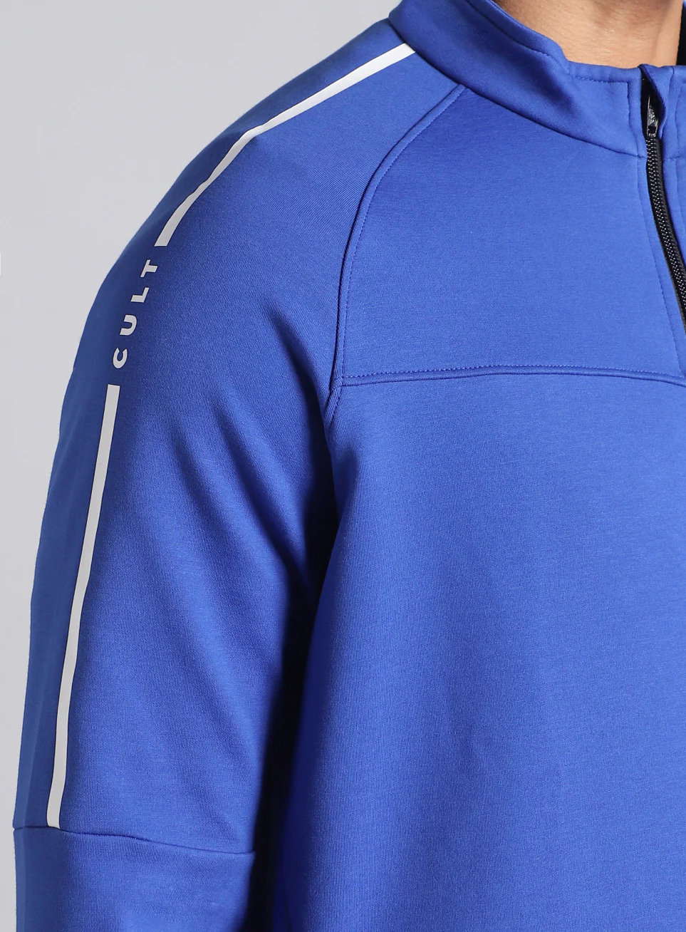 Men's Blue Training Essential Mid Layer Jacket - Image 9