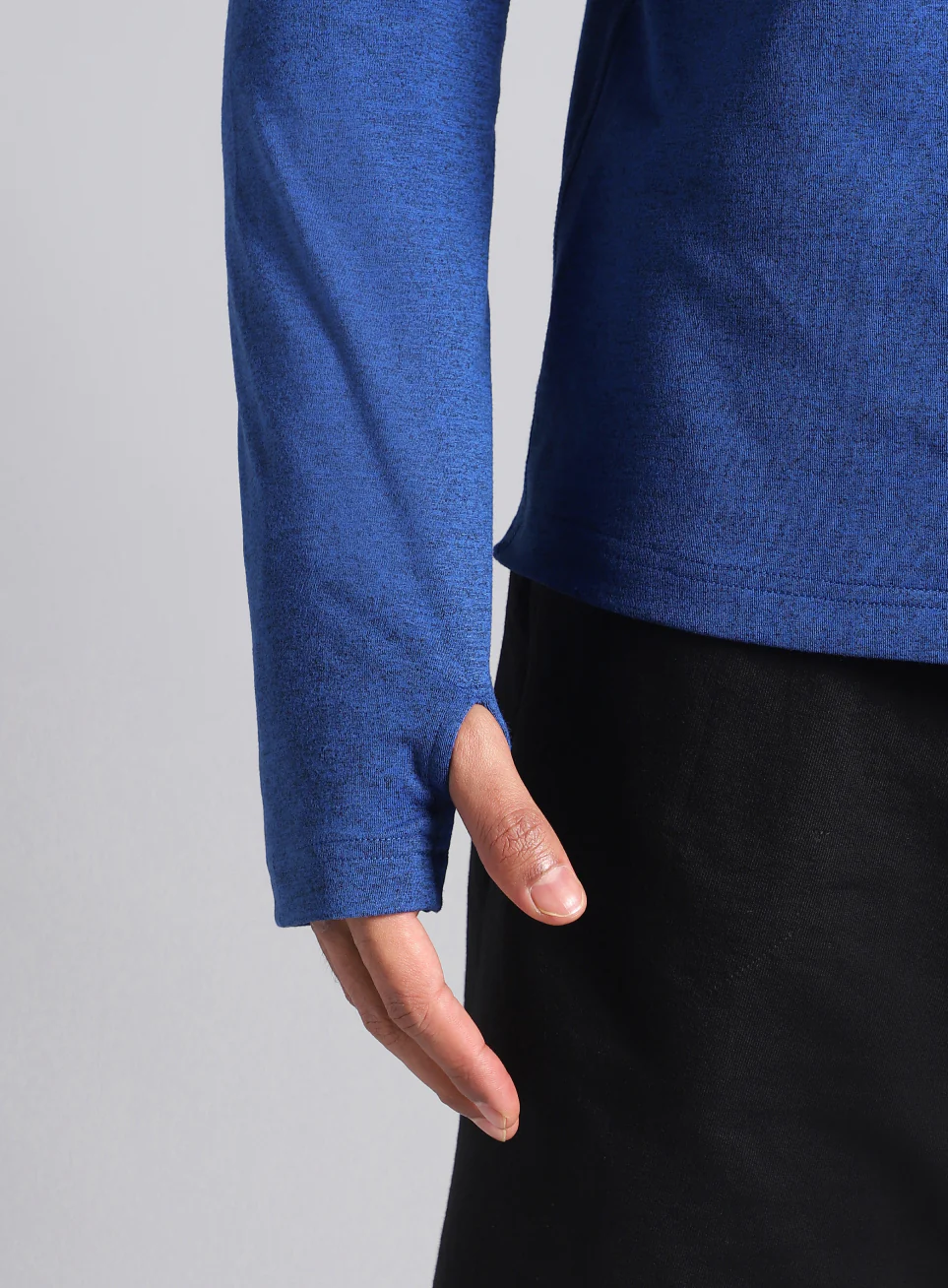 Men's Blue Training Sculpted All Weather Jacket - Image 10