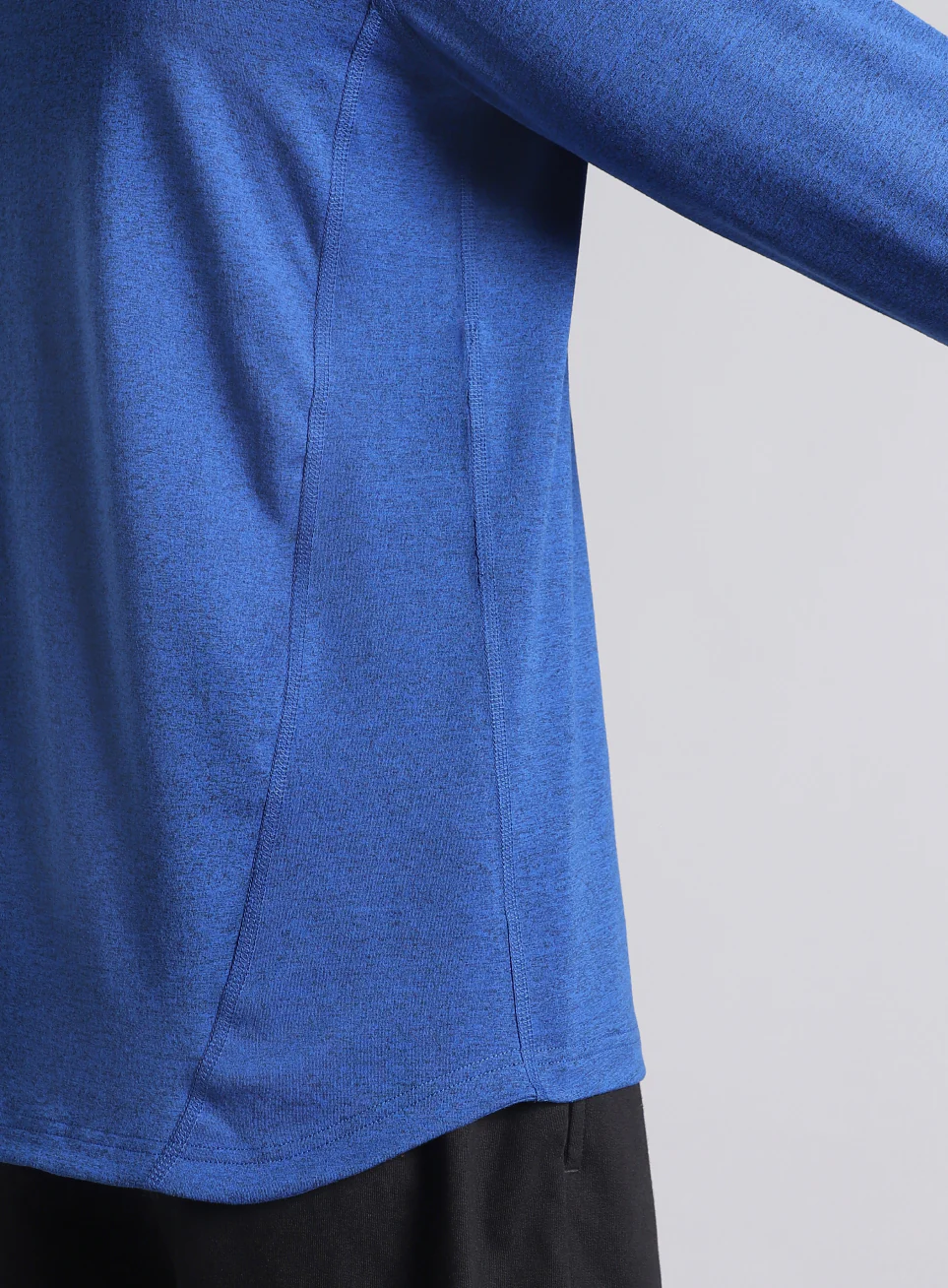 Men's Blue Training Sculpted All Weather Jacket - Image 11