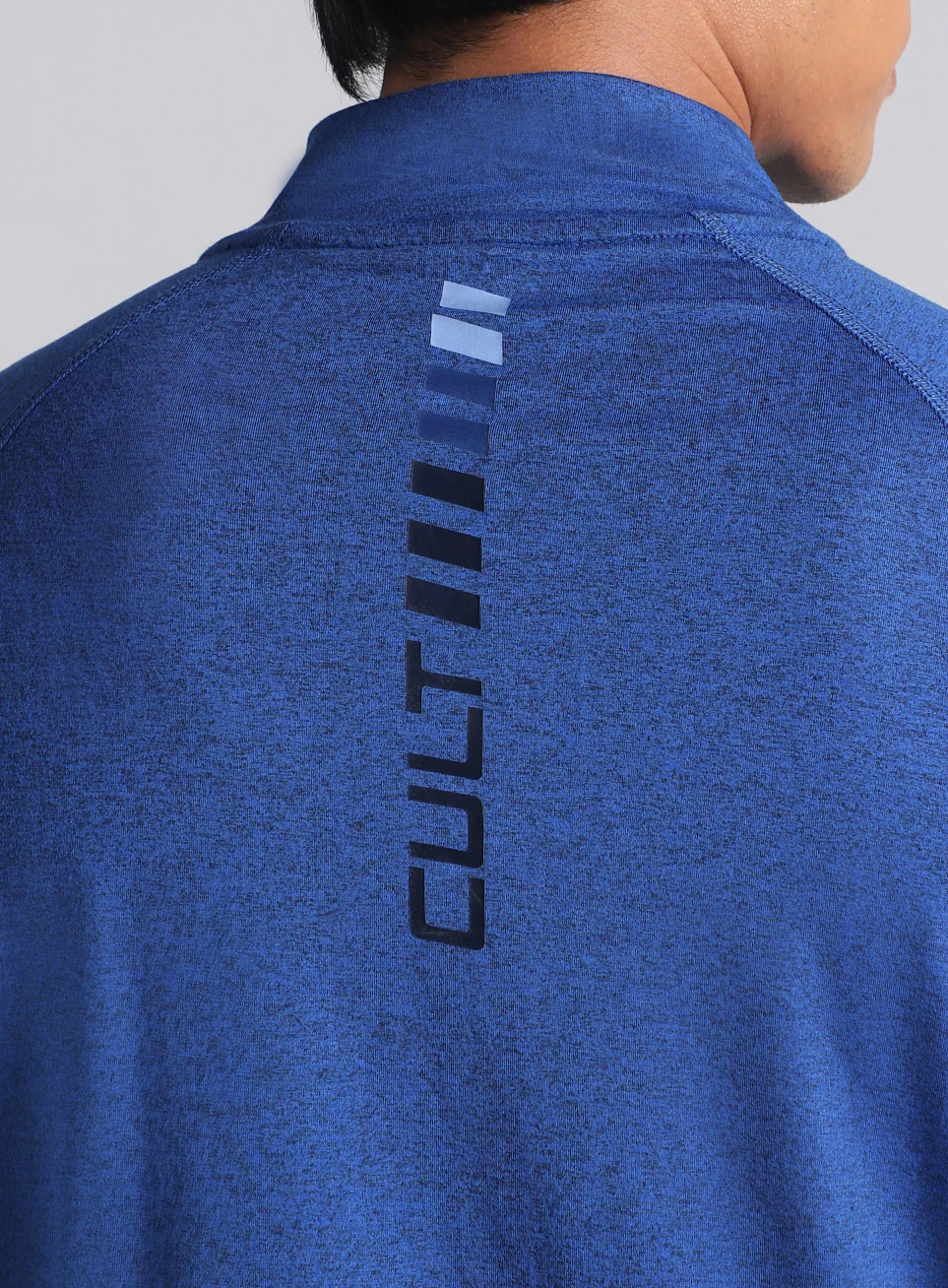Men's Blue Training Sculpted All Weather Jacket - Image 9