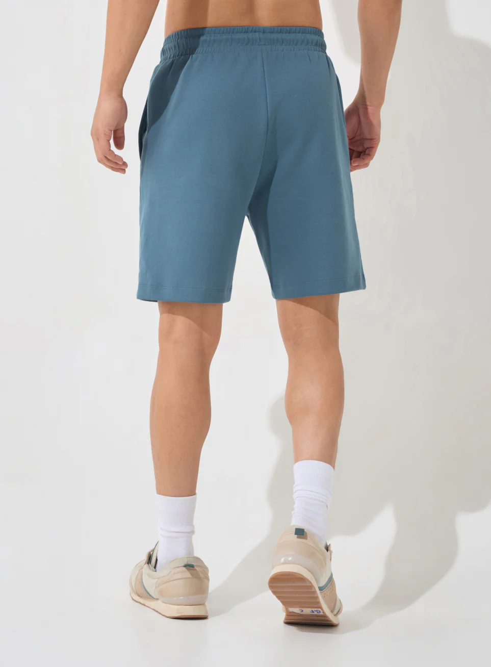 Men's Blue Ultra Luxe Tailored Shorts - Image 6