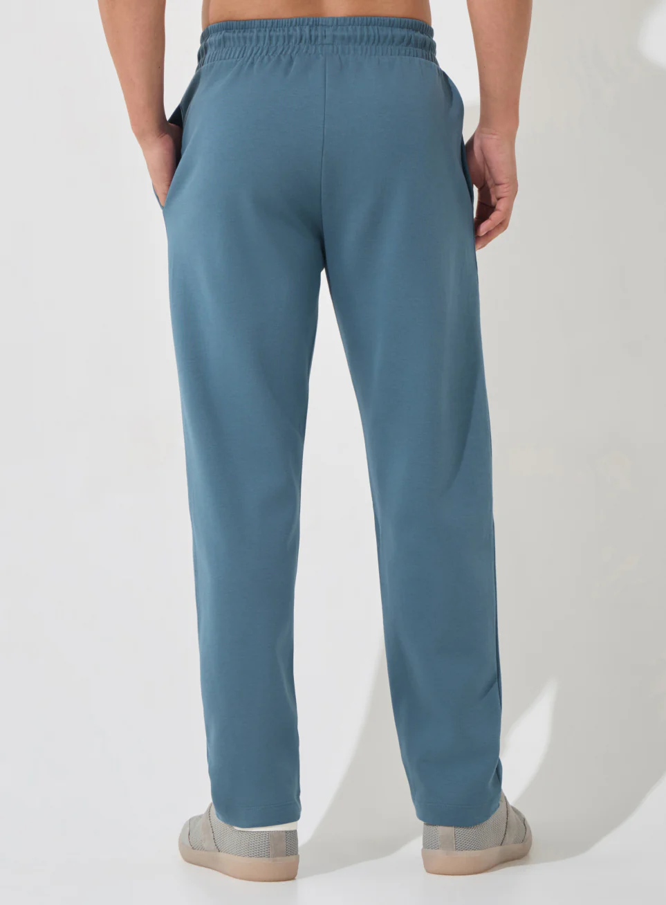 Men's Blue Ultra Luxe Tailored Trackpants - Image 6