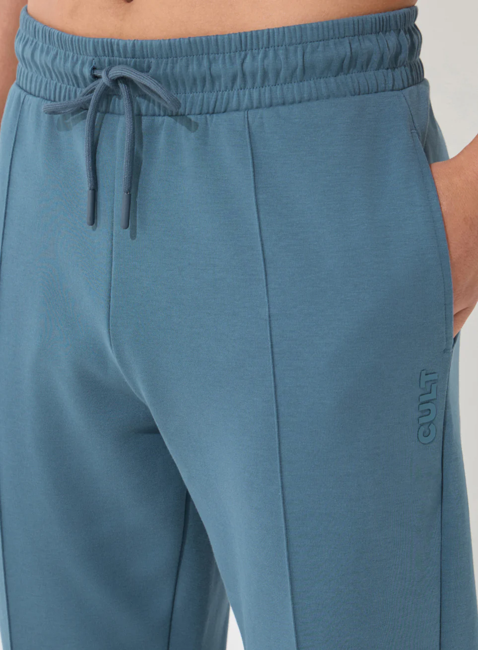 Men's Blue Ultra Luxe Tailored Trackpants - Image 7
