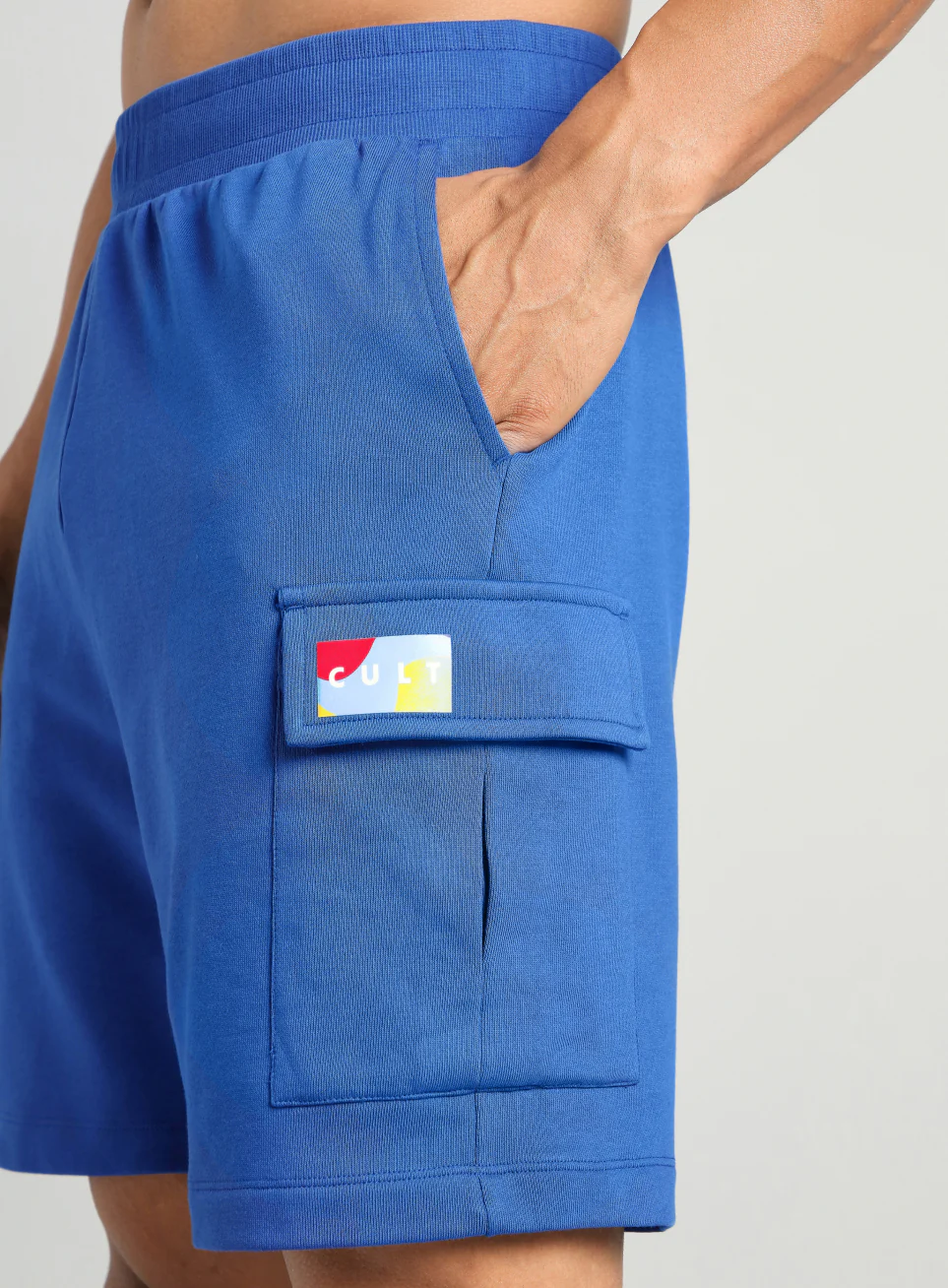Men's Blue Utility Classic Shorts - Image 7