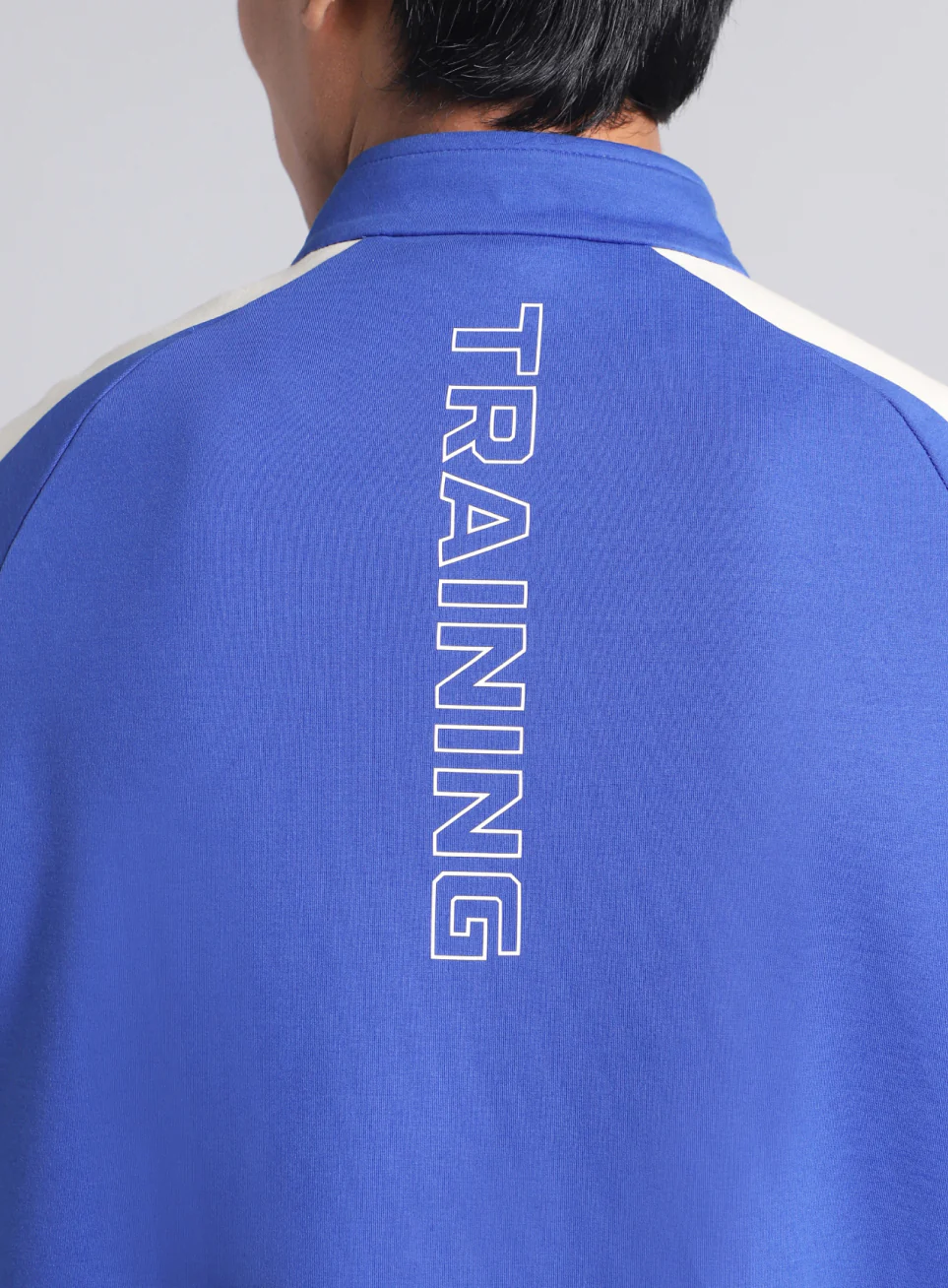 Men's Blue Workout Essential Mid Layer Jacket - Image 11