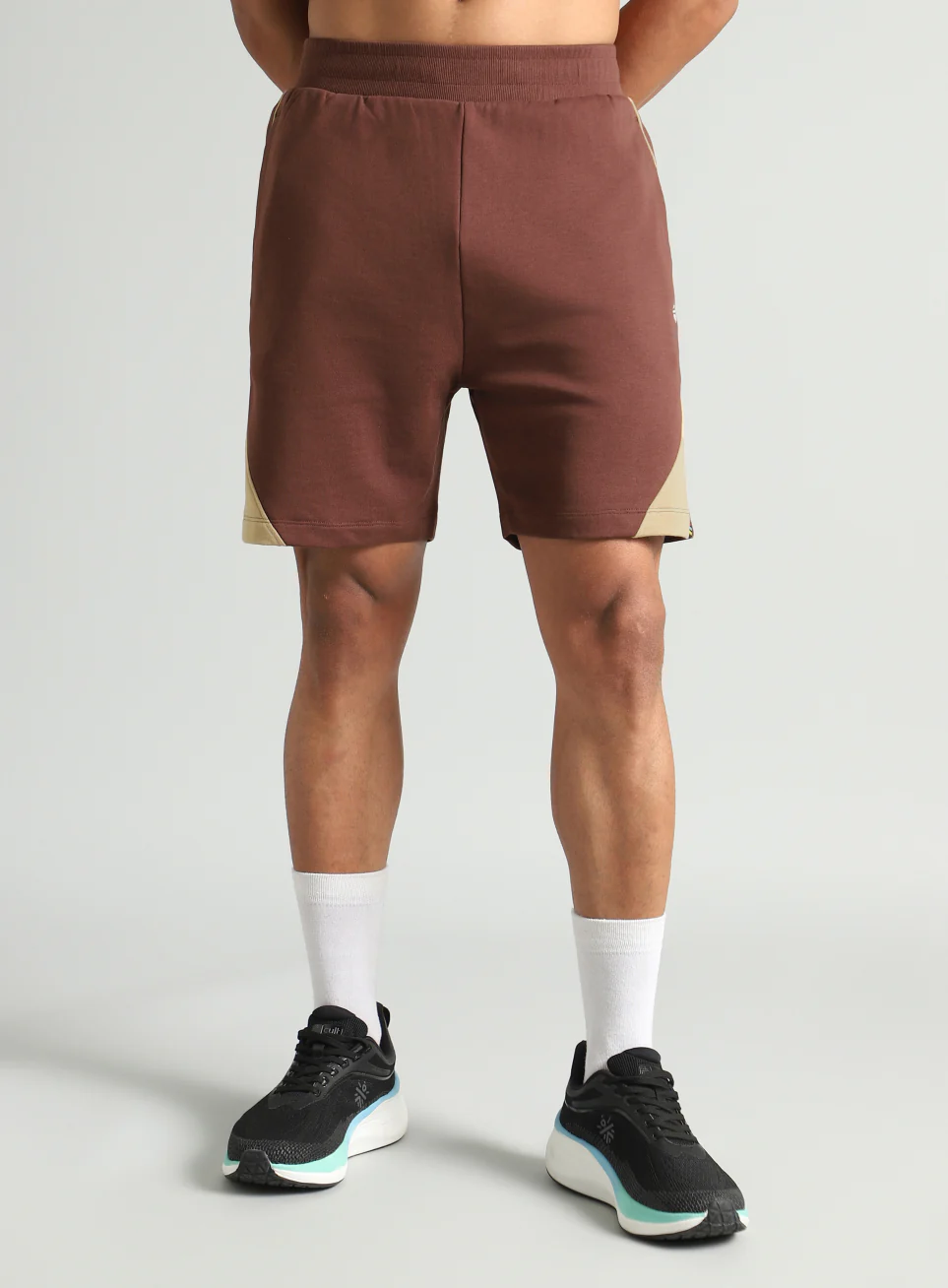 Men's Brown Classic Sports Club Shorts - Image 4