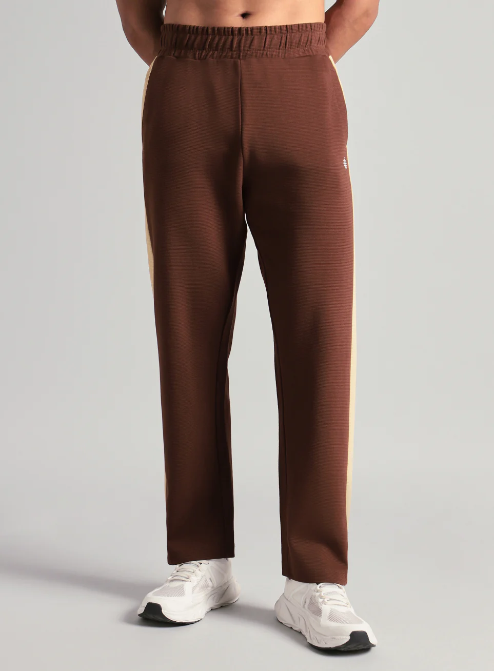 Men's Brown Colourplay Trackpants - Image 4