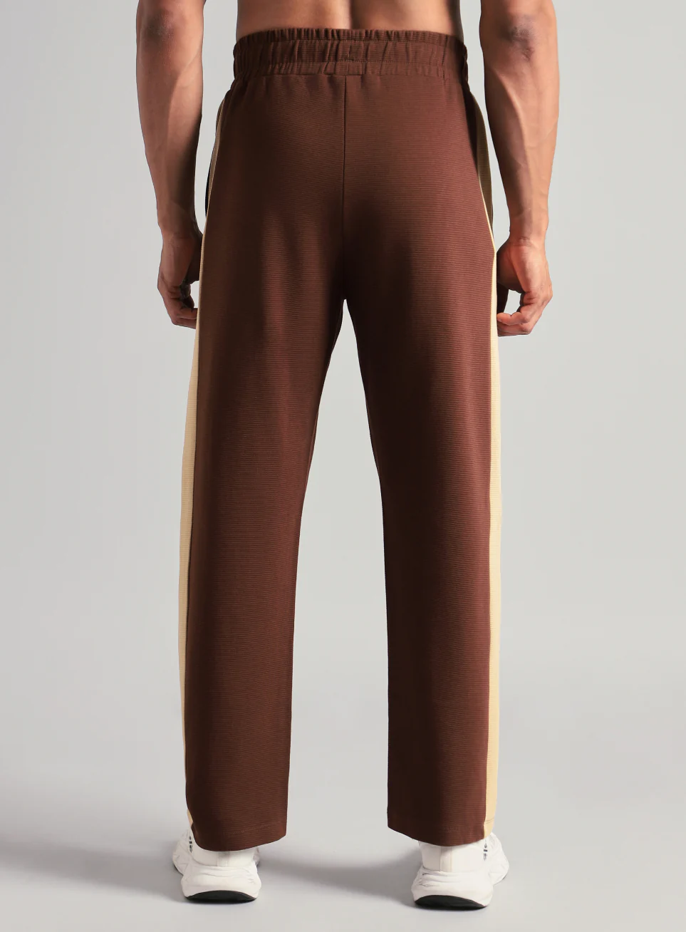 Men's Brown Colourplay Trackpants - Image 6