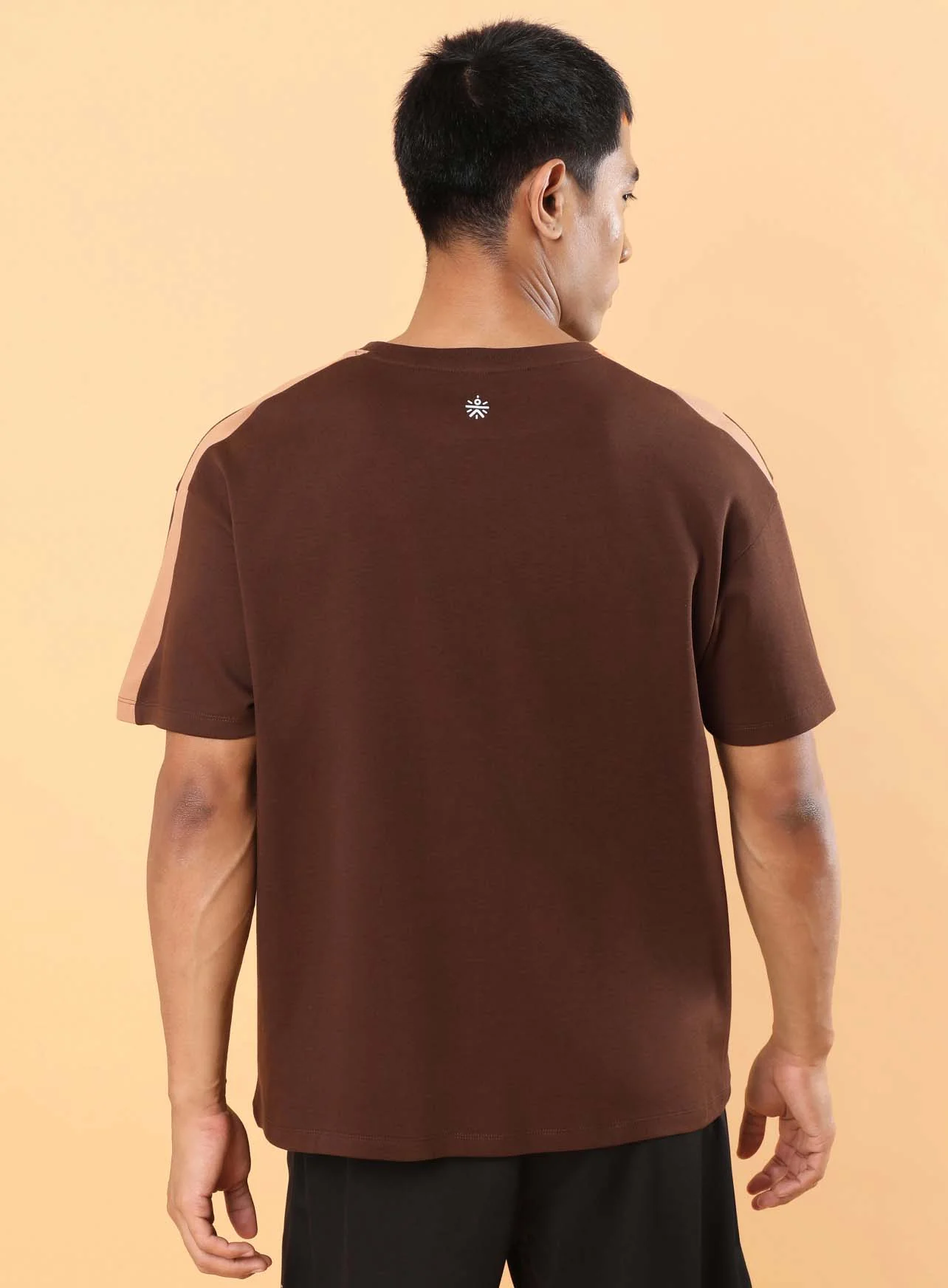 Men's Brown Game On Typo T-shirt - Image 6