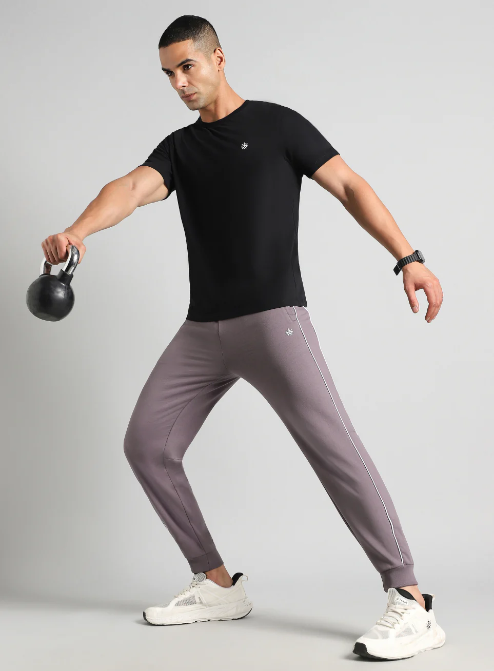 Men's Brown Sculpt Training Joggers - Image 2