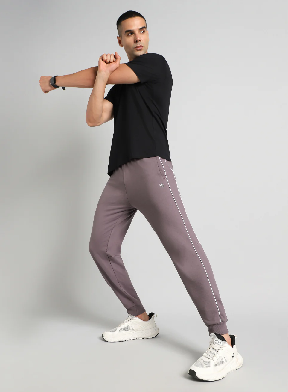 Men's Brown Sculpt Training Joggers - Image 3