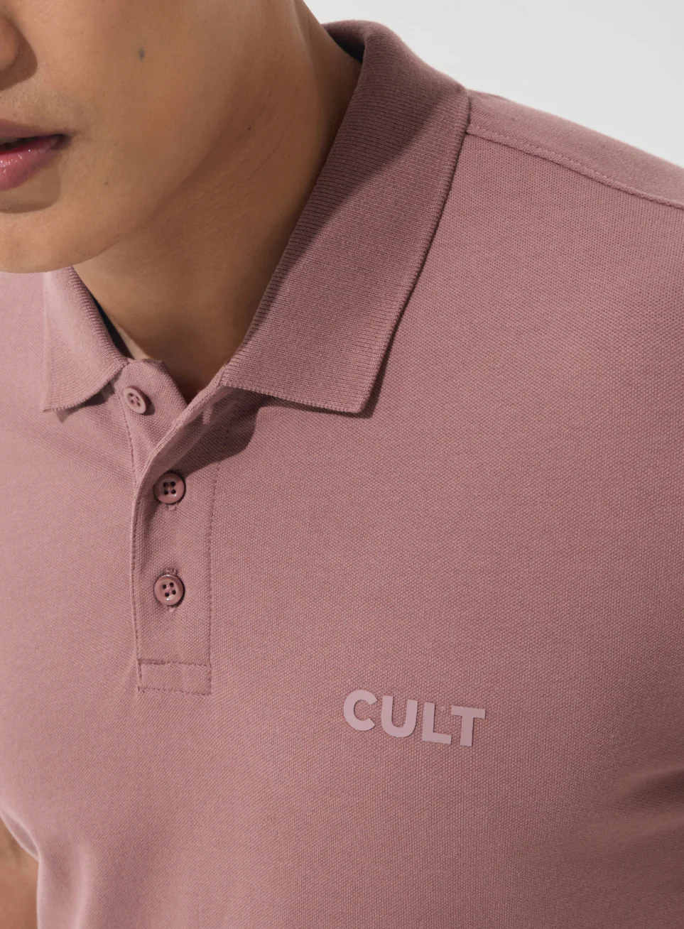 Men's Brown Soft Form Classic Polo T-shirt - Image 7