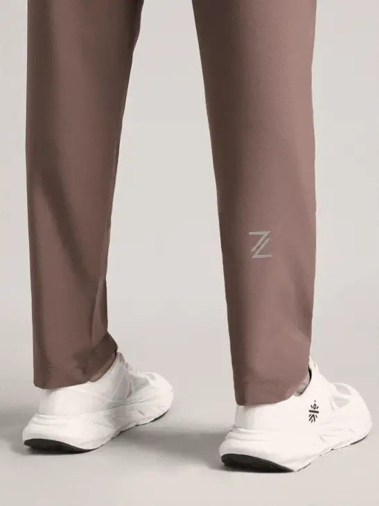 Men's Brown Swift Run Trackpants - Image 9