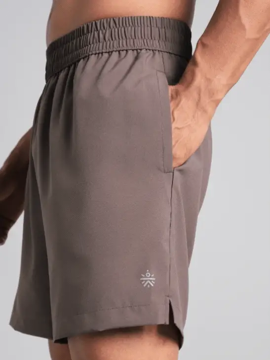 Men's Brown Swift Runner Shorts - Image 7