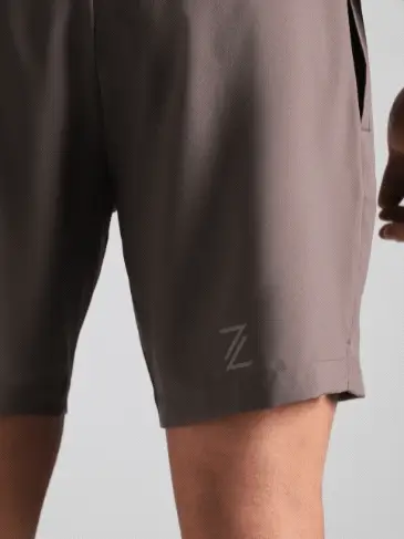 Men's Brown Swift Runner Shorts - Image 9