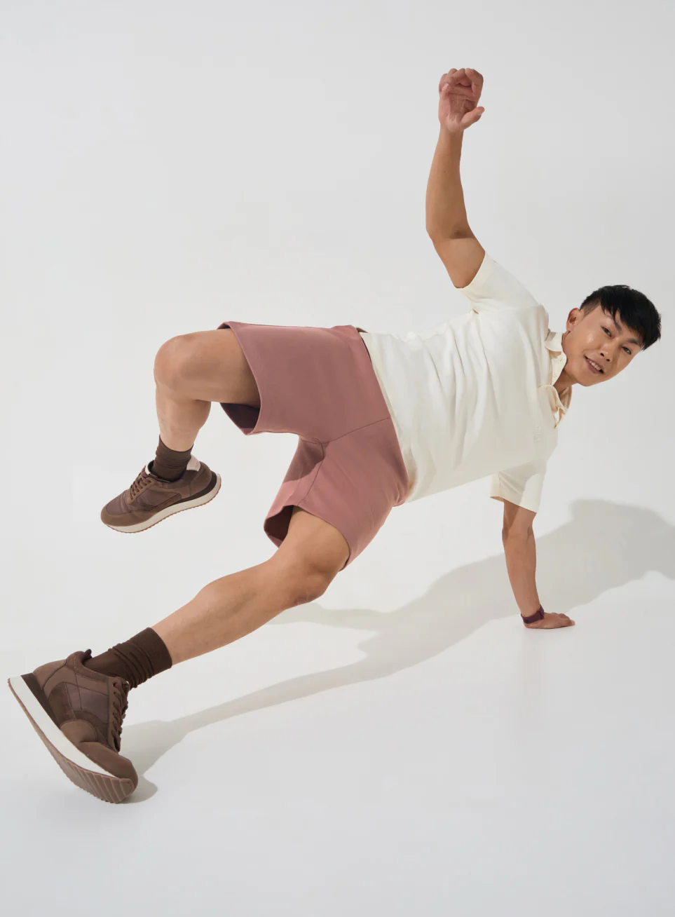 Men's Brown Ultra Luxe Classic Shorts - Image 2