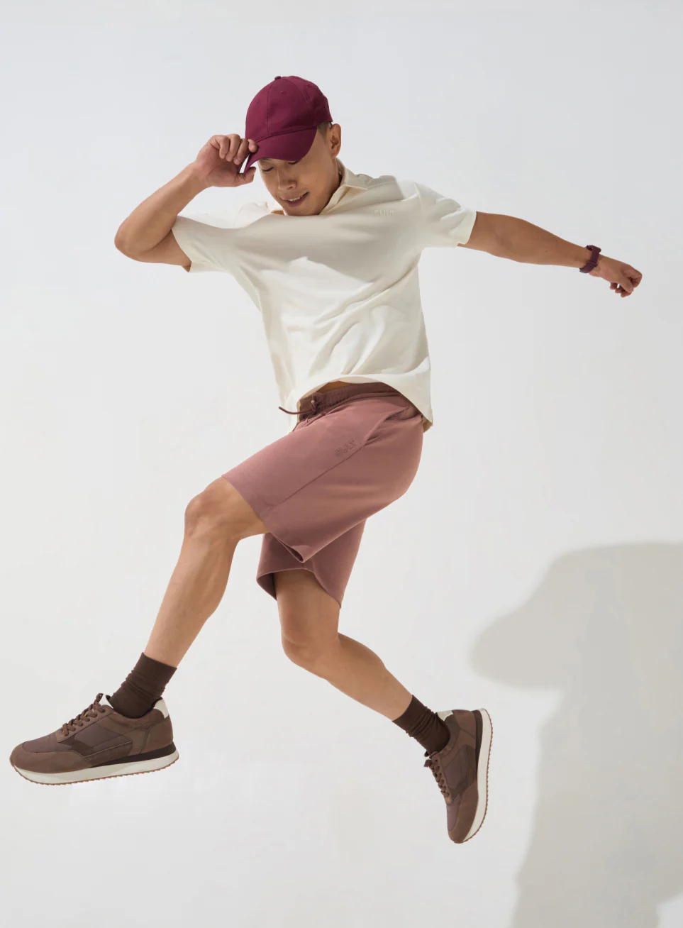 Men's Brown Ultra Luxe Classic Shorts - Image 3