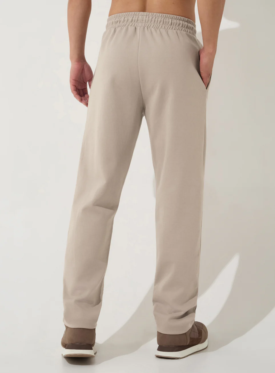 Men's Brown Ultra Luxe Tailored Trackpants - Image 6