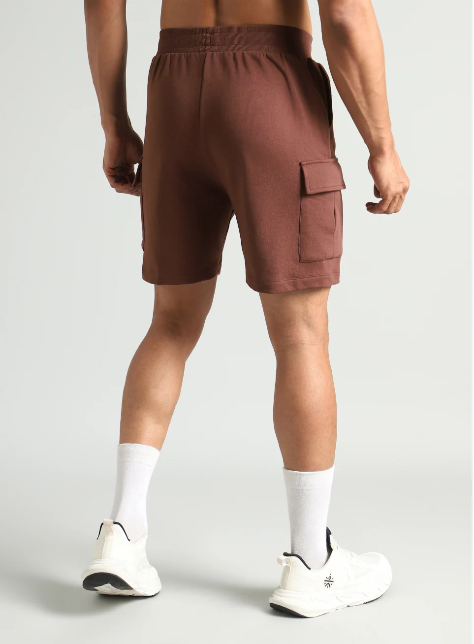 Men's Brown Utility Classic Shorts - Image 6