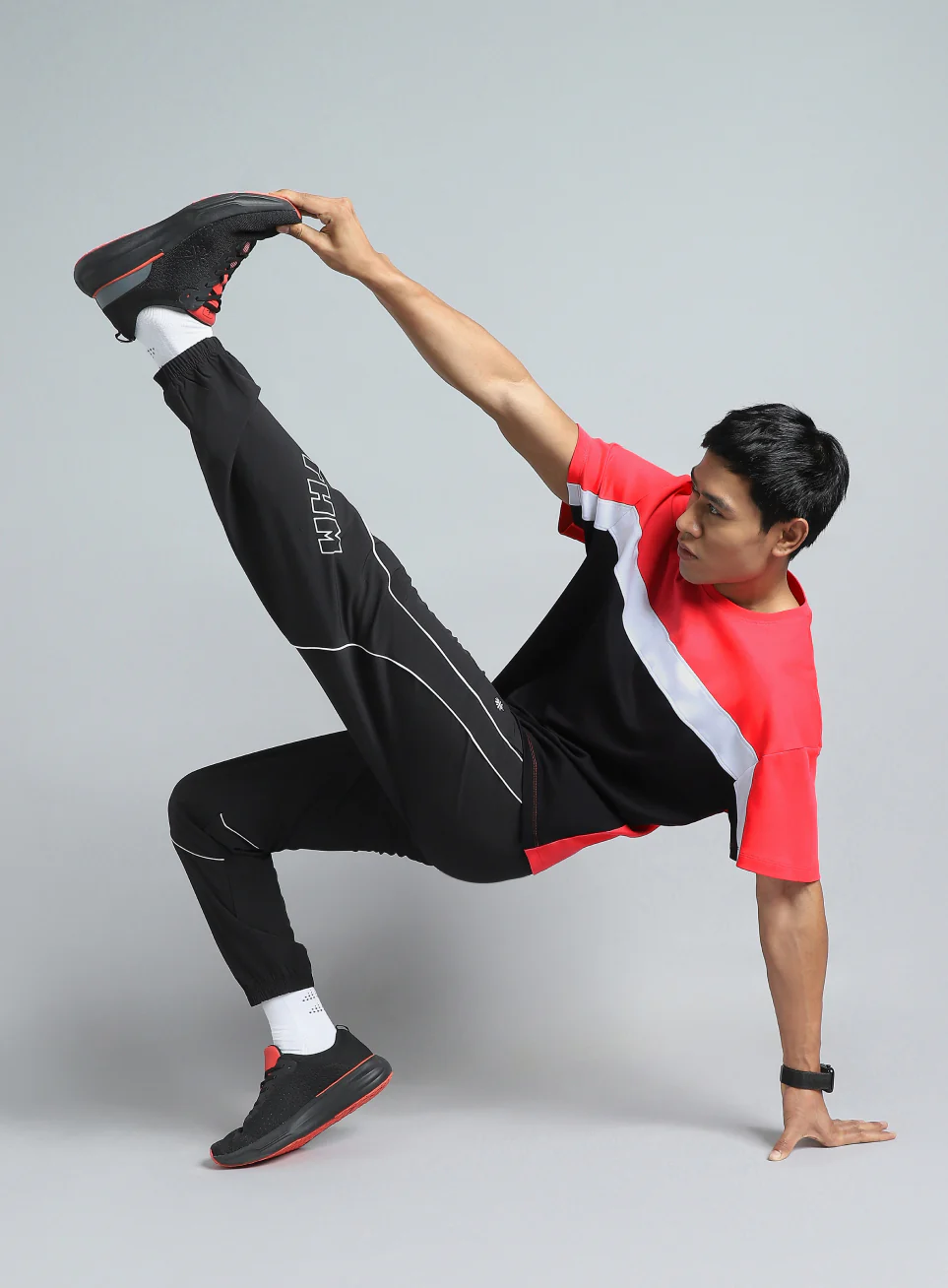 Men's Coral Dance off Colourblock T-shirt - Image 3