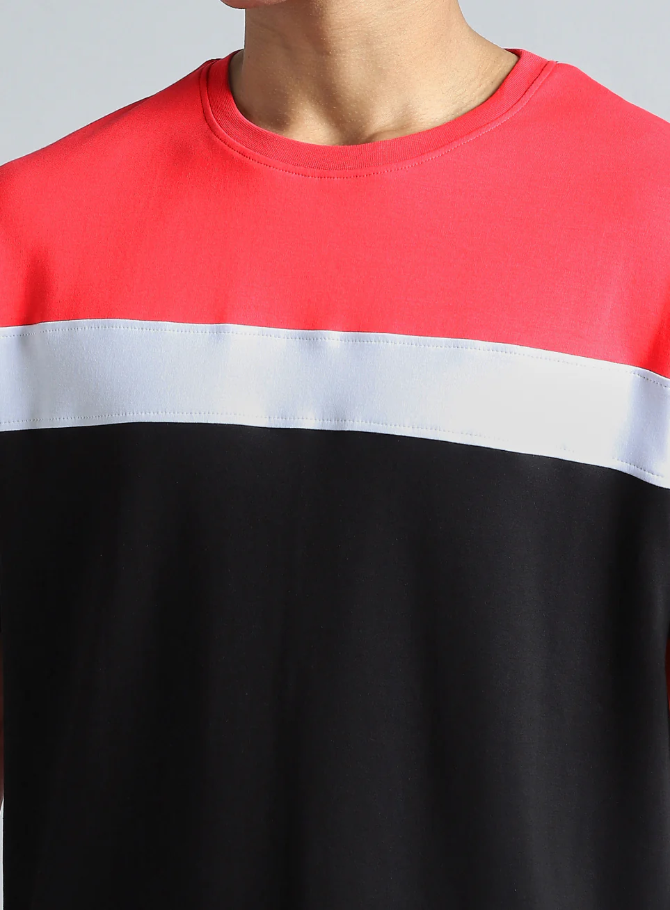 Men's Coral Dance off Colourblock T-shirt - Image 7