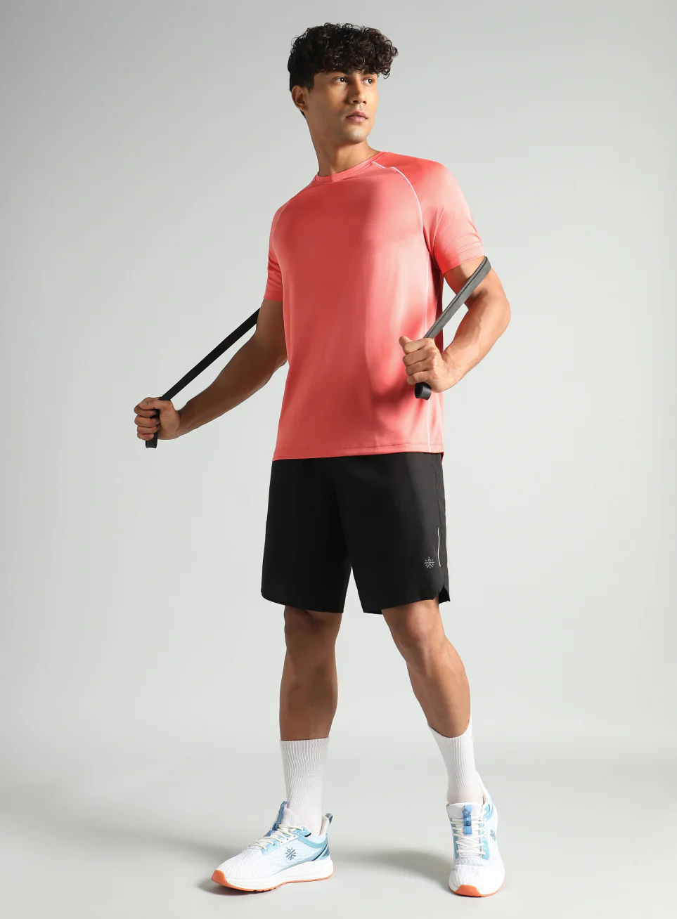 Men's Coral Everyday Workout Train T-shirt - Image 3