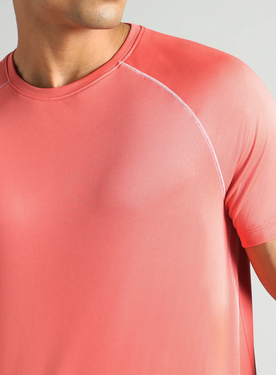 Men's Coral Everyday Workout Train T-shirt - Image 7