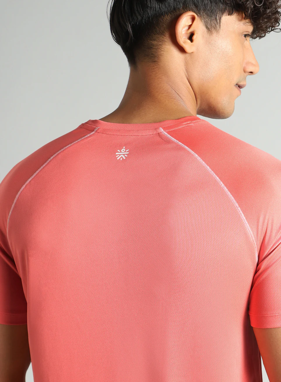 Men's Coral Everyday Workout Train T-shirt - Image 8